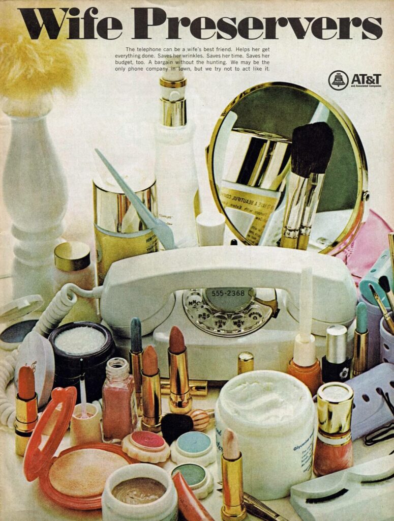 an example of newspaper advertising for AT&T