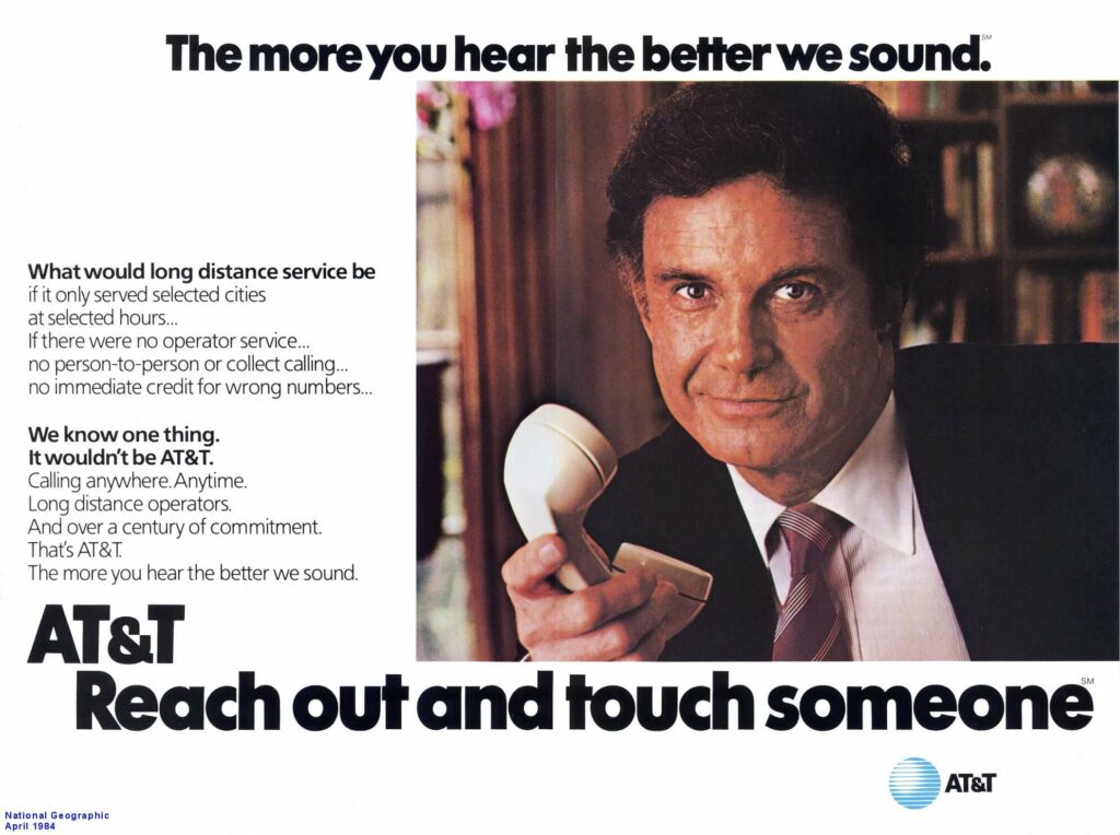 an example of telecommunication advertising 